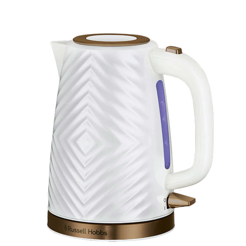 Russell Hobbs White Groove Kettle 1.7L